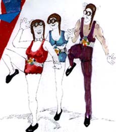 Acrobats - sketch